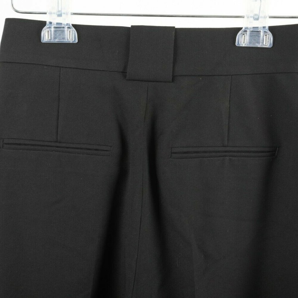 Zara Womens High Waisted Darted Trousers Black m - Picture 4 of 8